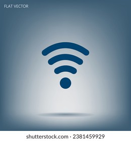 Wi-fi, web icon. vector design