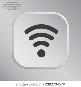 Wi-fi, web icon. vector design