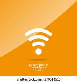 Wi-fi, web icon. vector design