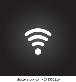 Wi-fi, web icon. vector design