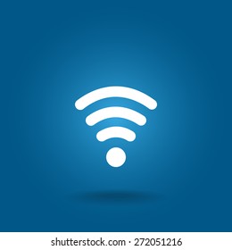 Wi-fi, web icon. vector design