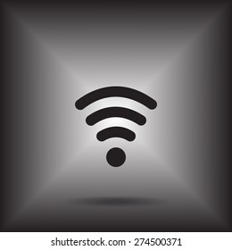 Wi-fi, web icon. vector design