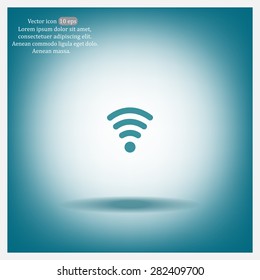 Wi-fi, web icon. vector design