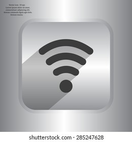 Wi-fi, web icon. vector design
