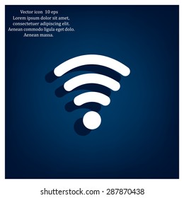 Wi-fi, web icon. vector design