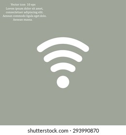 Wi-fi, web icon. vector design