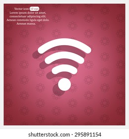 Wi-fi, web icon. vector design