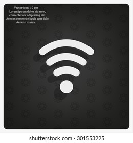 Wi-fi, web icon. vector design