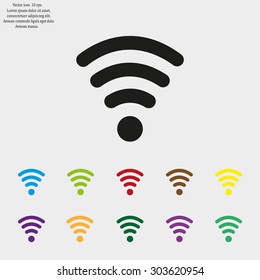 Wi-fi, web icon. vector design