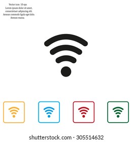 Wi-fi, web icon. vector design