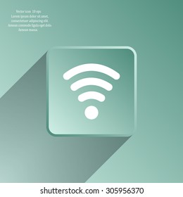 Wi-fi, web icon. vector design