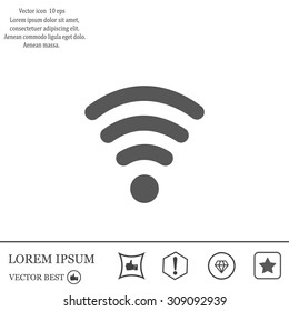 Wi-fi, web icon. vector design