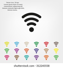 Wi-fi, web icon. vector design