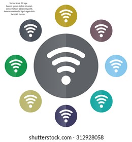 Wi-fi, web icon. vector design