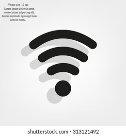 Wi-fi, web icon. vector design