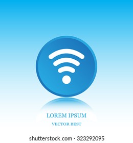 Wi-fi, web icon. vector design