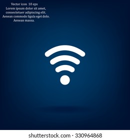 Wi-fi, web icon. vector design