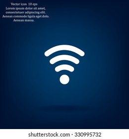 Wi-fi, web icon. vector design