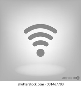 Wi-fi, web icon. vector design
