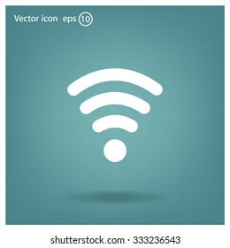 Wi-fi, web icon. vector design