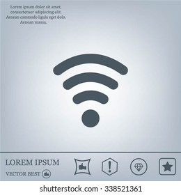 Wi-fi, web icon. vector design