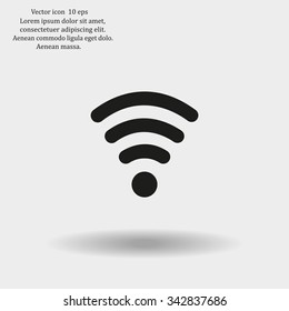 Wi-fi, web icon. vector design