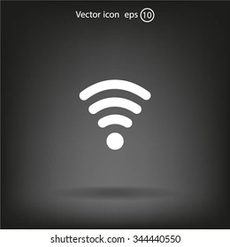 Wi-fi, web icon. vector design
