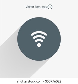 Wi-fi, web icon. vector design