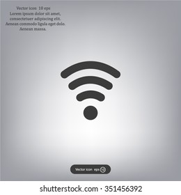 Wi-fi, web icon. vector design