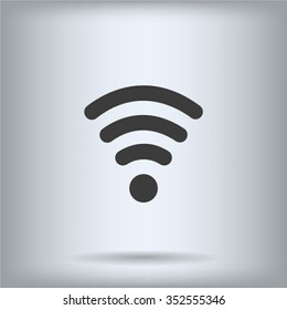 Wi-fi, web icon. vector design