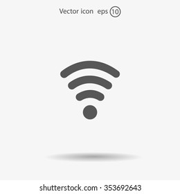 Wi-fi, web icon. vector design