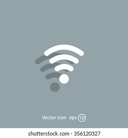 Wi-fi, web icon. vector design