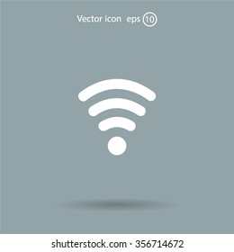 Wi-fi, web icon. vector design
