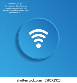Wi-fi, web icon. vector design