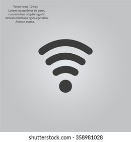 Wi-fi, web icon. vector design