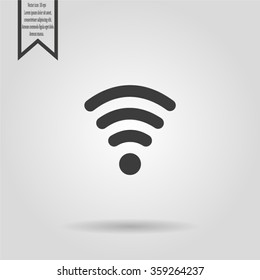 Wi-fi, web icon. vector design