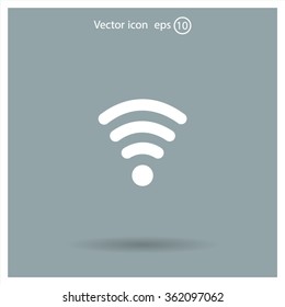 Wi-fi, web icon. vector design