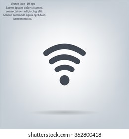 Wi-fi, web icon. vector design