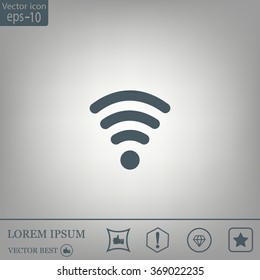 Wi-fi, web icon. vector design