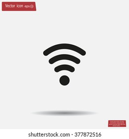 Wi-fi, web icon. vector design