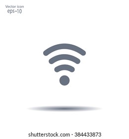 Wi-fi, web icon. vector design