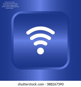 Wi-fi, web icon. vector design