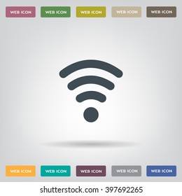 Wi-fi, web icon. vector design