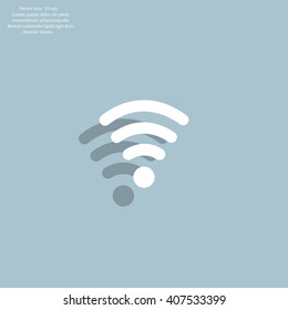 Wi-fi, web icon. vector design