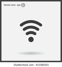 Wi-fi, web icon. vector design