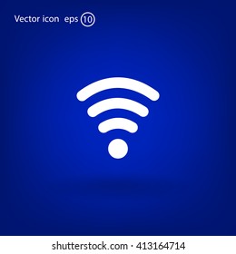 Wi-fi, web icon. vector design