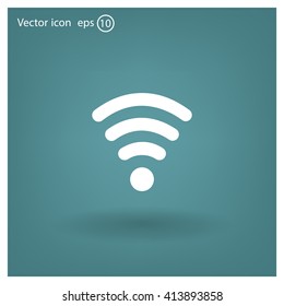 Wi-fi, web icon. vector design