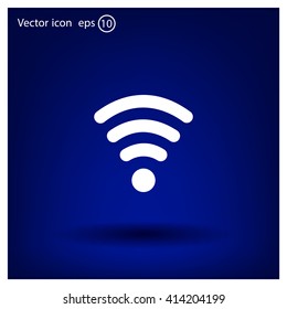 Wi-fi, web icon. vector design
