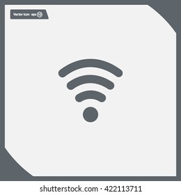 Wi-fi, web icon. vector design