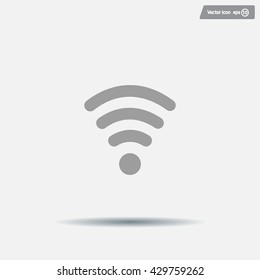 Wi-fi, web icon. vector design